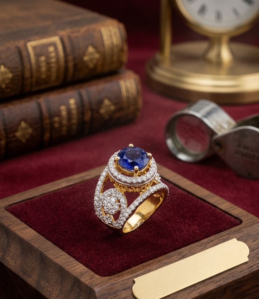 Zarkon  Stone gold polish ring